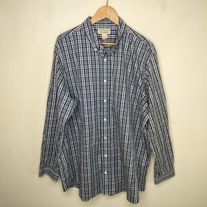 Duluth Trading Co Wrinkle Fighter Shirt Plaid Button Down